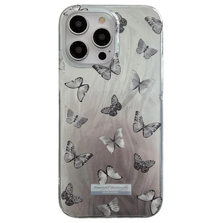 For iPhone 15 Pro Case IMD Pattern Printed Phone Back Cover Fashion Phone Shell