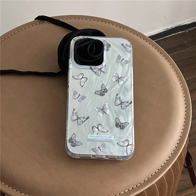 For iPhone 15 Pro Case IMD Pattern Printed Phone Back Cover Fashion Phone Shell