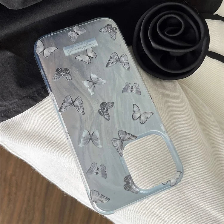 For iPhone 15 Pro Case IMD Pattern Printed Phone Back Cover Fashion Phone Shell