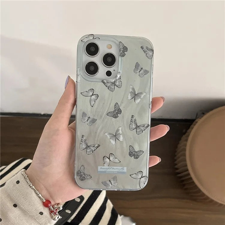 For iPhone 15 Pro Case IMD Pattern Printed Phone Back Cover Fashion Phone Shell