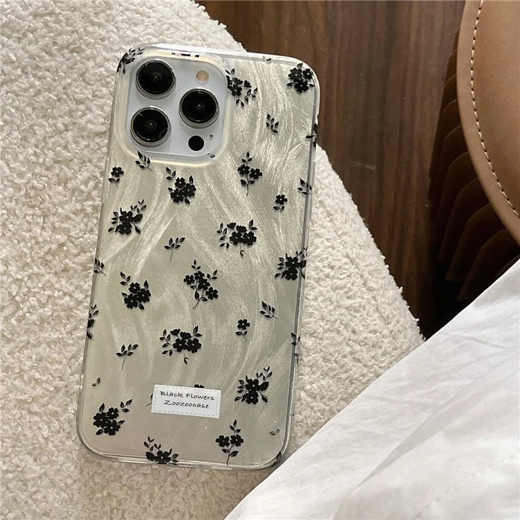 For iPhone 15 Pro Case IMD Pattern Printed Phone Back Cover Fashion Phone Shell