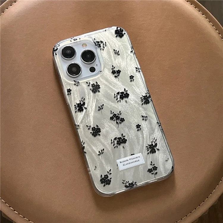 For iPhone 15 Pro Case IMD Pattern Printed Phone Back Cover Fashion Phone Shell