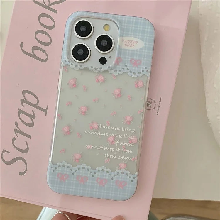 For iPhone 15 Pro Case IMD Pattern Printed Phone Back Cover Fashion Phone Shell