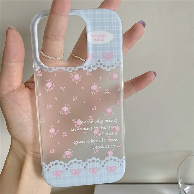 For iPhone 15 Pro Case IMD Pattern Printed Phone Back Cover Fashion Phone Shell