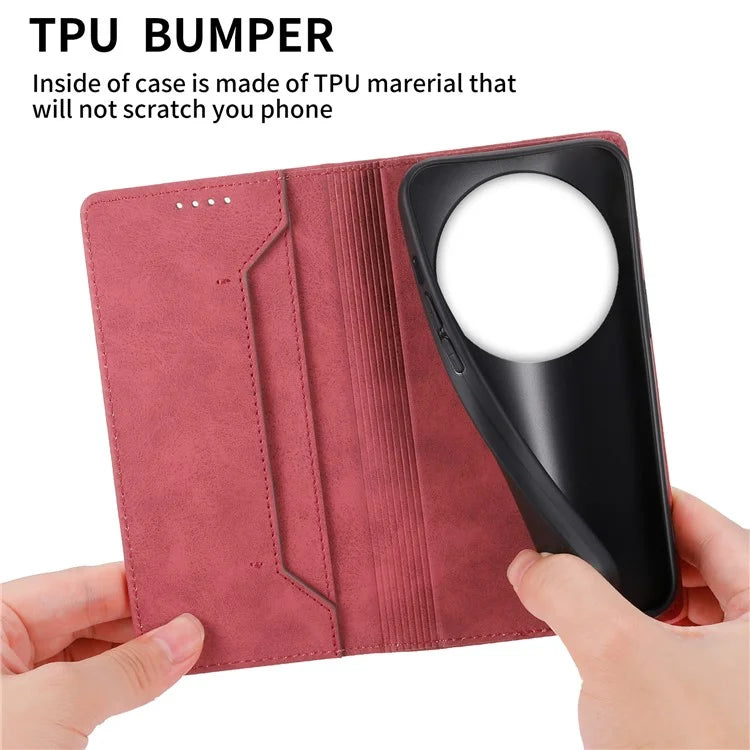 DF-05 For Xiaomi 14 Ultra Case Shockproof PU Leather Business Phone Cover with Stand Function