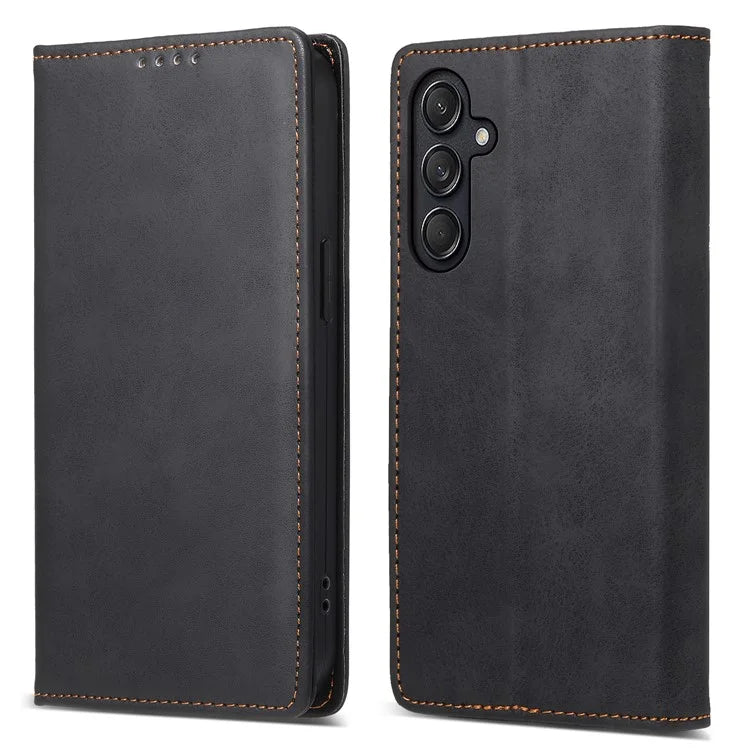 DF-05 For Samsung Galaxy M55 5G / C55 5G / F55 5G Case RFID Blocking Magnetic Closure Leather Phone Cover