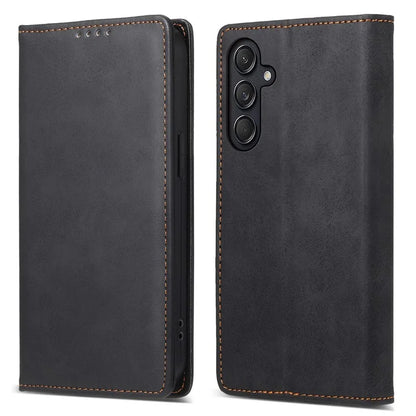 DF-05 For Samsung Galaxy M55 5G / C55 5G / F55 5G Case RFID Blocking Magnetic Closure Leather Phone Cover