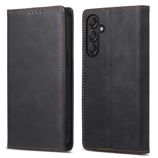 DF-05 For Samsung Galaxy M55 5G / C55 5G / F55 5G Case RFID Blocking Magnetic Closure Leather Phone Cover