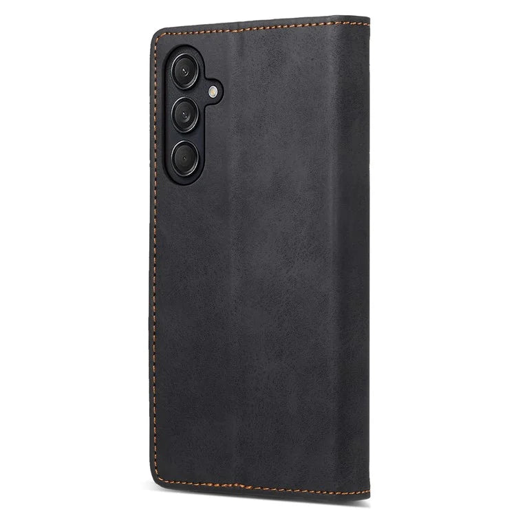 DF-05 For Samsung Galaxy M55 5G / C55 5G / F55 5G Case RFID Blocking Magnetic Closure Leather Phone Cover