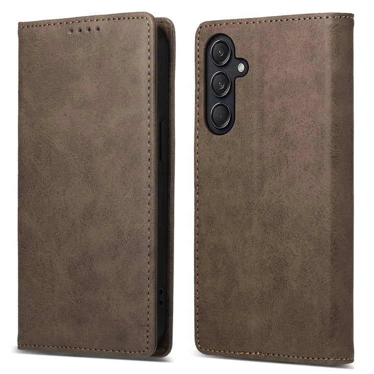 DF-05 For Samsung Galaxy M55 5G / C55 5G / F55 5G Case RFID Blocking Magnetic Closure Leather Phone Cover