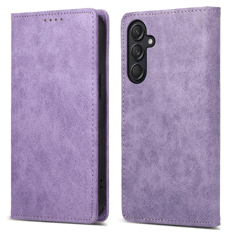 DF-05 For Samsung Galaxy M55 5G / C55 5G / F55 5G Case RFID Blocking Magnetic Closure Leather Phone Cover