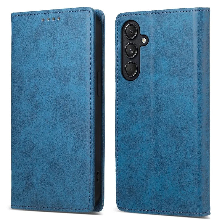 DF-05 For Samsung Galaxy M55 5G / C55 5G / F55 5G Case RFID Blocking Magnetic Closure Leather Phone Cover