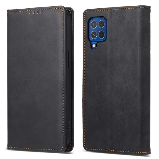 DF-05 For Samsung Galaxy M62 Wallet Case with RFID Blocking PU Leather Magnetic Absorption Phone Cover