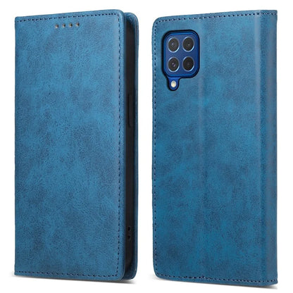 DF-05 For Samsung Galaxy M62 Wallet Case with RFID Blocking PU Leather Magnetic Absorption Phone Cover