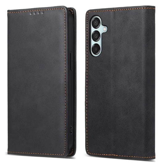 DF-05 For Samsung Galaxy M15 5G / F15 5G Case PU Leather Hidden Magnet Folio Phone Cover
