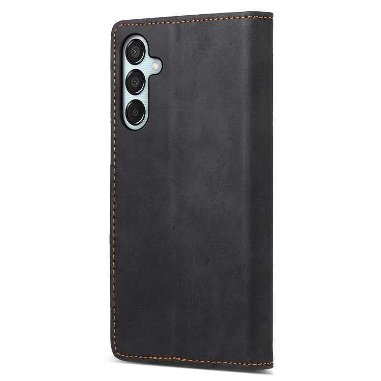 DF-05 For Samsung Galaxy M15 5G / F15 5G Case PU Leather Hidden Magnet Folio Phone Cover