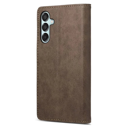 DF-05 For Samsung Galaxy M15 5G / F15 5G Case PU Leather Hidden Magnet Folio Phone Cover