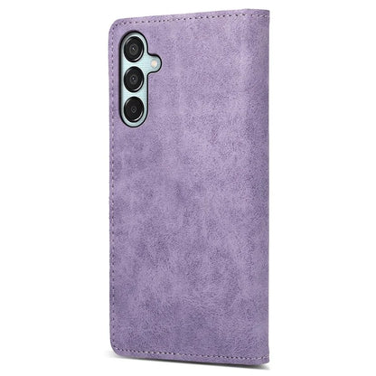 DF-05 For Samsung Galaxy M15 5G / F15 5G Case PU Leather Hidden Magnet Folio Phone Cover