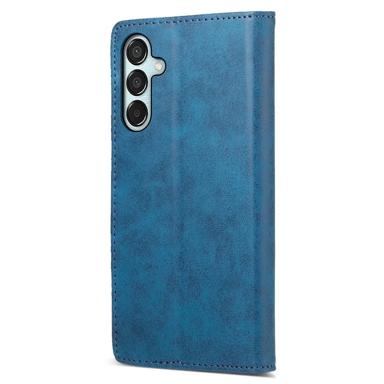 DF-05 For Samsung Galaxy M15 5G / F15 5G Case PU Leather Hidden Magnet Folio Phone Cover