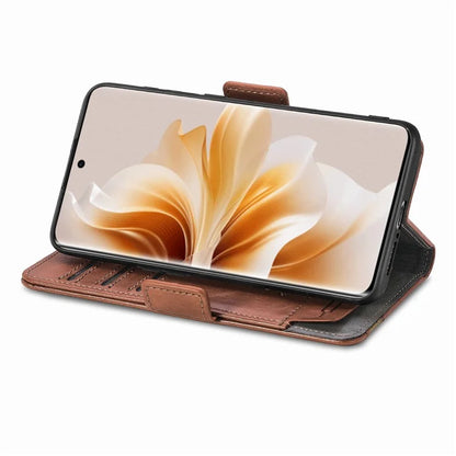 CASENEO 002 Series For Oppo Reno11 Pro 5G (Global) Leather Case Wallet Design Splicing Smart Phone Cover
