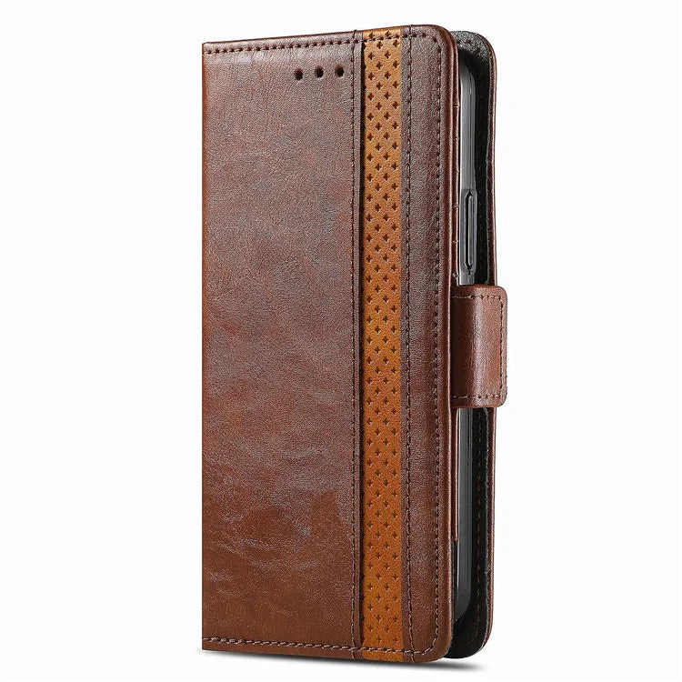 CASENEO 002 Series For Oppo Reno11 Pro 5G (Global) Leather Case Wallet Design Splicing Smart Phone Cover