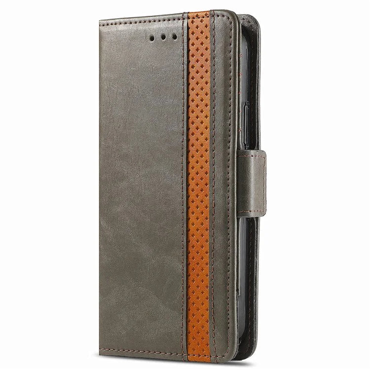 CASENEO 002 Series For Oppo Reno11 Pro 5G (Global) Leather Case Wallet Design Splicing Smart Phone Cover