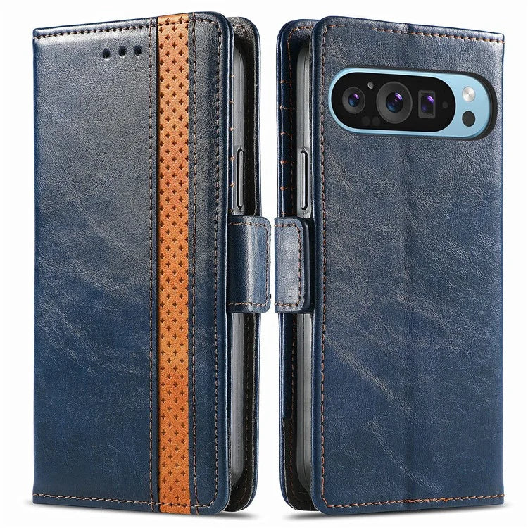 CASENEO 002 Series For Google Pixel 9 Pro XL Case Splicing Leather Wallet Phone Cover