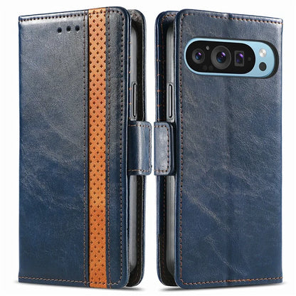 CASENEO 002 Series For Google Pixel 9 Pro XL Case Splicing Leather Wallet Phone Cover