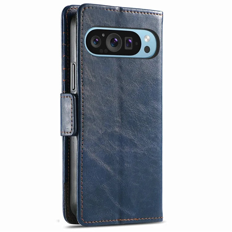 CASENEO 002 Series For Google Pixel 9 Pro XL Case Splicing Leather Wallet Phone Cover