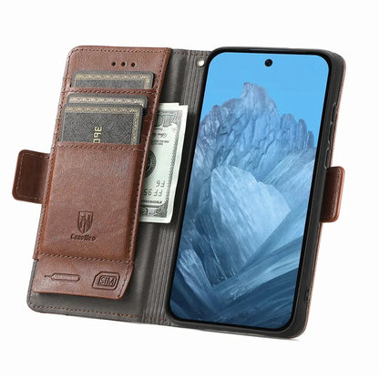 CASENEO 002 Series For Google Pixel 9 Pro XL Case Splicing Leather Wallet Phone Cover
