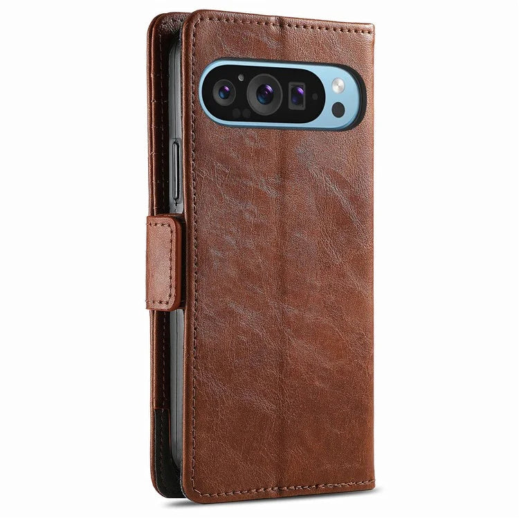 CASENEO 002 Series For Google Pixel 9 Pro XL Case Splicing Leather Wallet Phone Cover