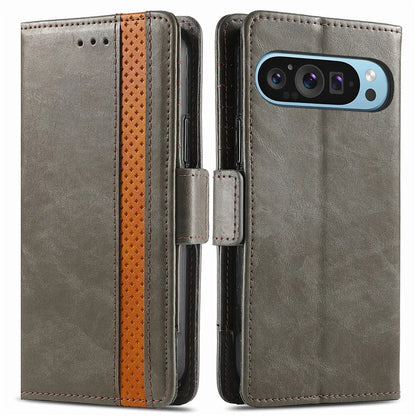 CASENEO 002 Series For Google Pixel 9 Pro XL Case Splicing Leather Wallet Phone Cover