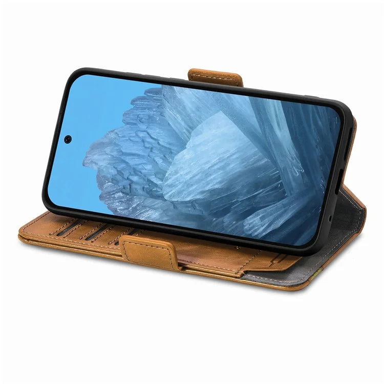 CASENEO 002 Series For Google Pixel 9 Pro XL Case Splicing Leather Wallet Phone Cover