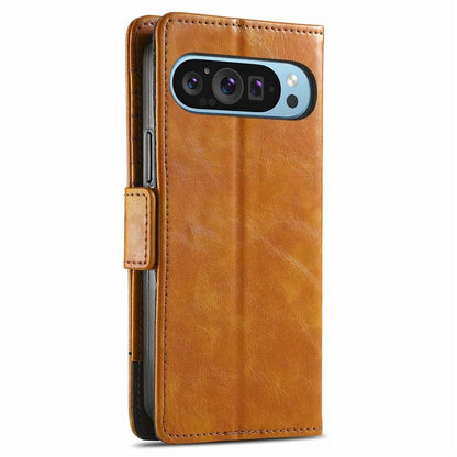CASENEO 002 Series For Google Pixel 9 Pro XL Case Splicing Leather Wallet Phone Cover