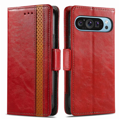 CASENEO 002 Series For Google Pixel 9 Pro XL Case Splicing Leather Wallet Phone Cover