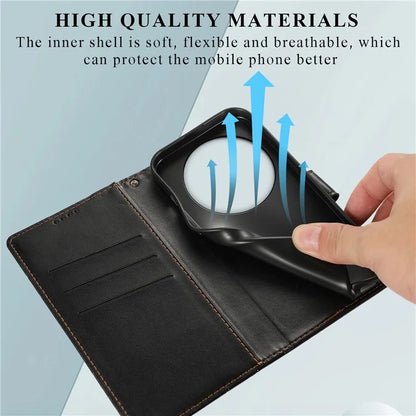 DF-06 For Xiaomi 14 Ultra Case Line Imprinted Leather Phone Cases Wholesale