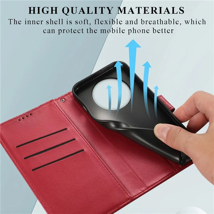 DF-06 For Realme 12 5G / 12x 5G Case Cell Phone Accessory Wholesale Line Imprint Leather Wallet Phone Cover