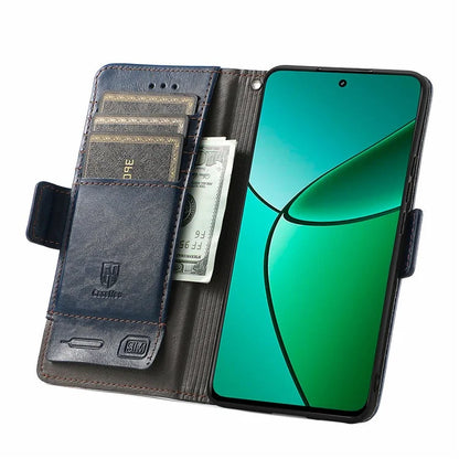 CASENEO 002 Series For Realme 12+ 5G Case Leather Wallet Cover Cell Phone Accessories Wholesale