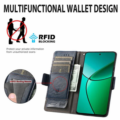 CASENEO 002 Series For Realme 12+ 5G Case Leather Wallet Cover Cell Phone Accessories Wholesale