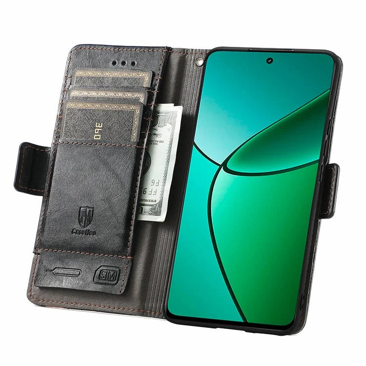 CASENEO 002 Series For Realme 12+ 5G Case Leather Wallet Cover Cell Phone Accessories Wholesale