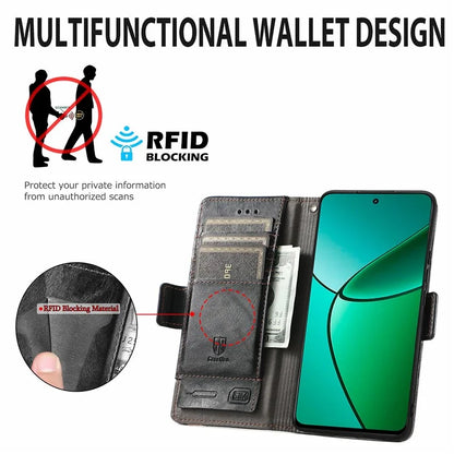 CASENEO 002 Series For Realme 12+ 5G Case Leather Wallet Cover Cell Phone Accessories Wholesale