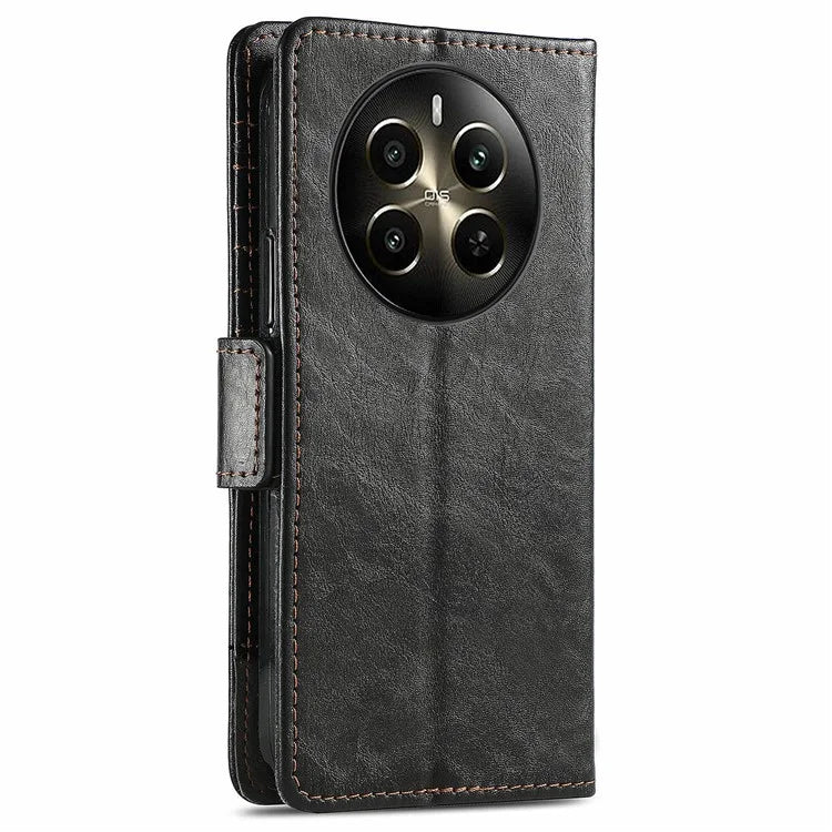 CASENEO 002 Series For Realme 12+ 5G Case Leather Wallet Cover Cell Phone Accessories Wholesale