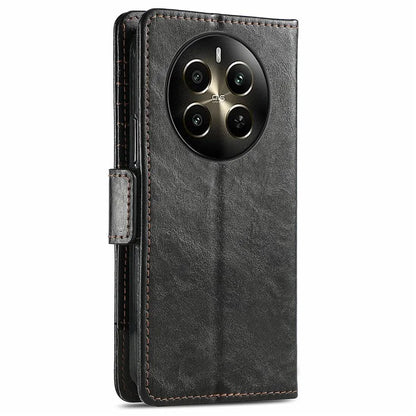 CASENEO 002 Series For Realme 12+ 5G Case Leather Wallet Cover Cell Phone Accessories Wholesale