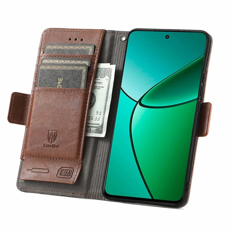 CASENEO 002 Series For Realme 12+ 5G Case Leather Wallet Cover Cell Phone Accessories Wholesale