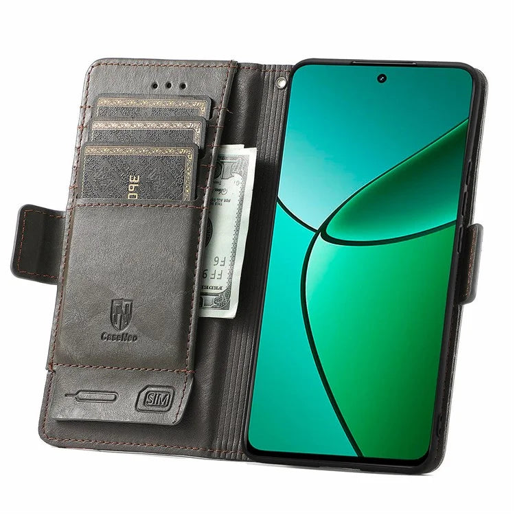 CASENEO 002 Series For Realme 12+ 5G Case Leather Wallet Cover Cell Phone Accessories Wholesale