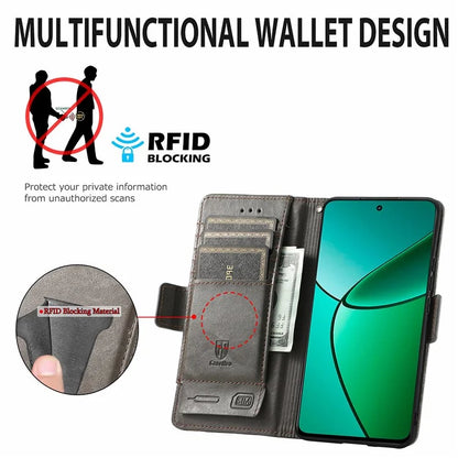 CASENEO 002 Series For Realme 12+ 5G Case Leather Wallet Cover Cell Phone Accessories Wholesale