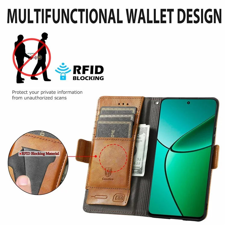 CASENEO 002 Series For Realme 12+ 5G Case Leather Wallet Cover Cell Phone Accessories Wholesale