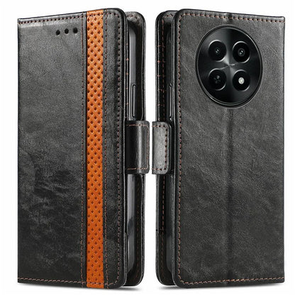 CASENEO 002 Series For Realme 12 5G Wallet Case Splicing Leather Phone Cases Wholesale