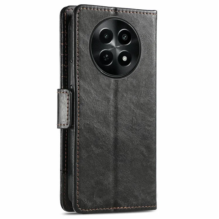 CASENEO 002 Series For Realme 12 5G Wallet Case Splicing Leather Phone Cases Wholesale