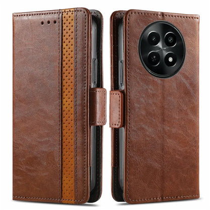 CASENEO 002 Series For Realme 12 5G Wallet Case Splicing Leather Phone Cases Wholesale